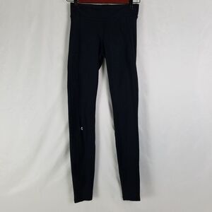 Under Armour Activewear Pants Womens 24 x 28.5 Black Low Rise Workout‎ Stretch